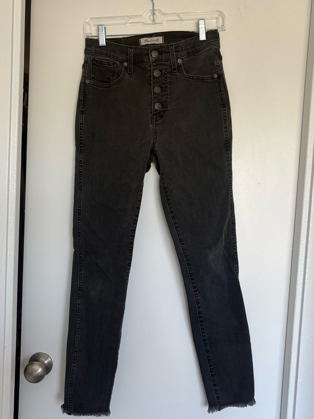 Madewell Black High-Rise Skinny Jeans